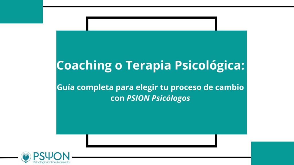 Coaching o Terapia Psicológica
